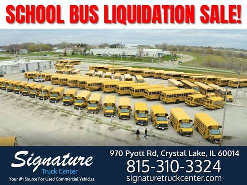 School Bus LIQUIDATION SALE - Starting at 6, 900! for sale in Crystal Lake, IL