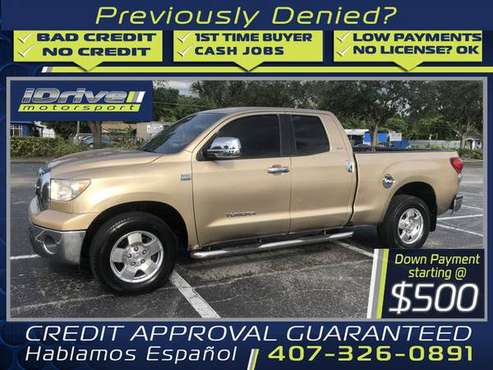 2007 Toyota Tundra Double Cab SR5 Pickup 4D 6 1/2 ft - cars & trucks... for sale in Orlando, FL