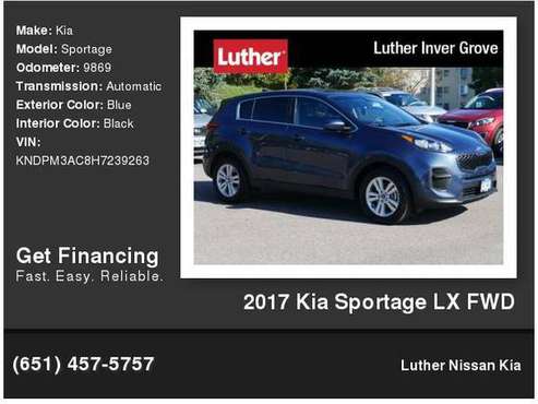 2017 Kia Sportage LX FWD for sale in Inver Grove Heights, MN