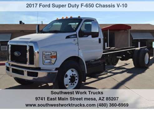 2017 Ford Super Duty F-650 Chassis V-10 Reg Cab - - by for sale in Mesa, AZ