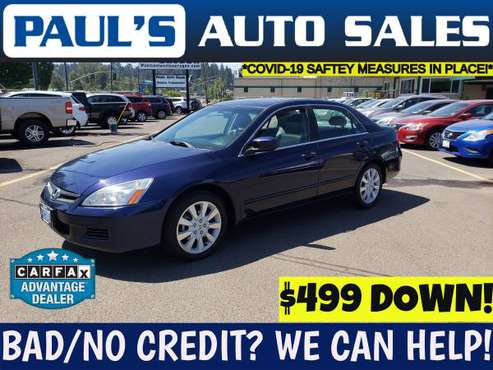 2007 HONDA ACCORD EX-L V6 **ONLY 74,674 MILES** - cars & trucks - by... for sale in Eugene, OR