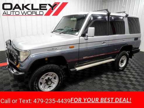 1990 Toyota Land Cruiser EX-5 suv Gray - cars & trucks - by dealer -... for sale in Branson West, AR