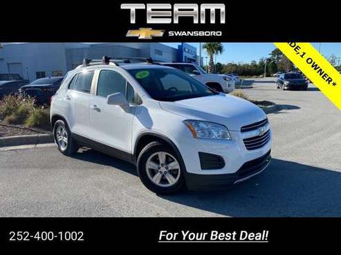 2016 Chevy Chevrolet Trax LT suv White - cars & trucks - by dealer -... for sale in Swansboro, NC