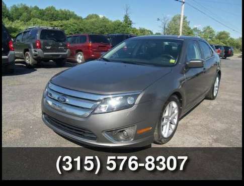 2012 Ford Fusion SEL 4cyl automatic leather sunroof for sale in 100% Credit Approval as low as $500-$100, NY