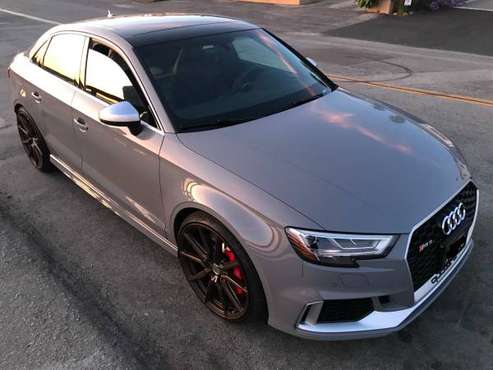 AUDI RS3 2017 27k miles - cars & trucks - by owner - vehicle... for sale in Aptos, CA