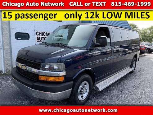 2011 Chevrolet Express 3500 15 Passenger Van LOW LOW 12k Miles 6.0 -... for sale in Mokena, IL