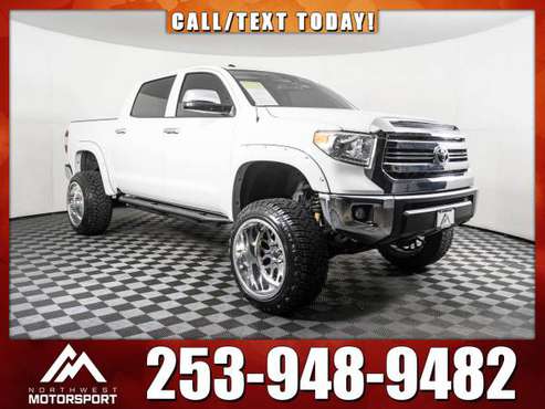 Lifted 2017 *Toyota Tundra* SR5 TRD Off Road 4x4 - cars & trucks -... for sale in PUYALLUP, WA