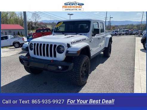 2020 Jeep Gladiator Rubicon pickup Bright White Clearcoat - cars & for sale in LaFollette, TN