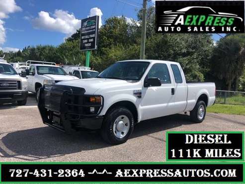 2008 FORD F250 SUPER CAB DIESEL ONE OWNER TRUCK - cars & trucks - by... for sale in TARPON SPRINGS, FL 34689, FL