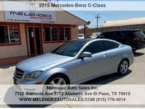 2015 Mercedes-Benz C-Class 2dr Cpe C 250 RWD - - by for sale in El Paso, TX