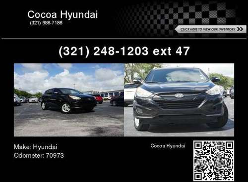 2012 Hyundai Tucson GLS - cars & trucks - by dealer - vehicle... for sale in Cocoa, FL