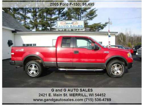 2005 Ford F-150 XLT 4dr SuperCab 4WD SB 143061Miles - cars & trucks... for sale in Merrill, WI