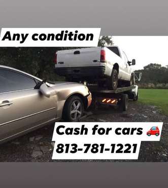 Cash for JUNK or UNWANTED CARS 🚗,TRUCK,VANS - cars & trucks - by... for sale in TAMPA, FL