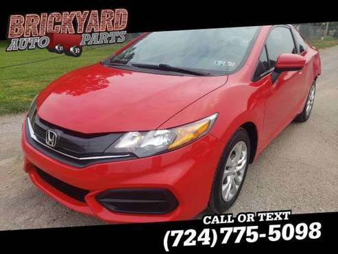 2015 Honda Civic LX CVT Coupe - - by dealer - vehicle for sale in Darlington, PA