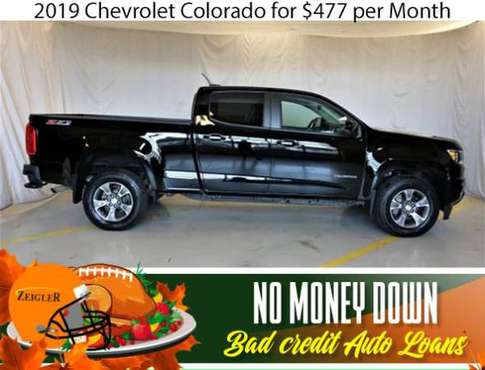 $477/mo 2019 Chevrolet Colorado Bad Credit & No Money Down OK - cars... for sale in Elmhurst, IL