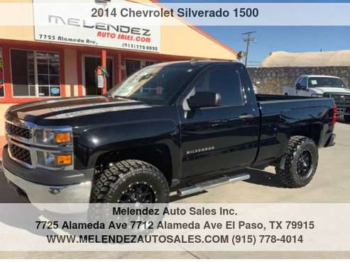 2014 Chevrolet Silverado 1500 2WD Reg Cab 119.0 Work Truck w/1WT -... for sale in El Paso, TX