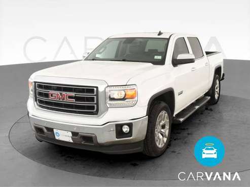 2015 GMC Sierra 1500 Crew Cab SLT Pickup 4D 5 3/4 ft pickup White for sale in Arlington, District Of Columbia