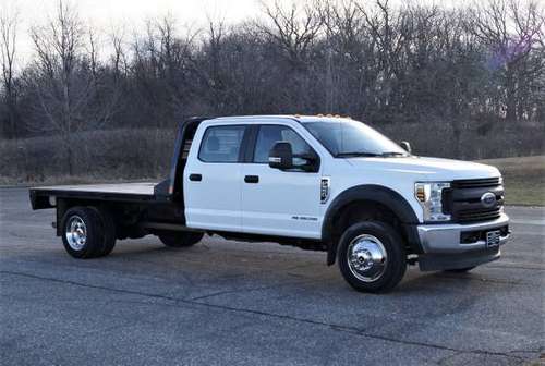 2018 Ford F550 XL - 11ft Flatbed - 4WD 6.7L V8 Power Stroke (C95561)... for sale in Dassel, MN