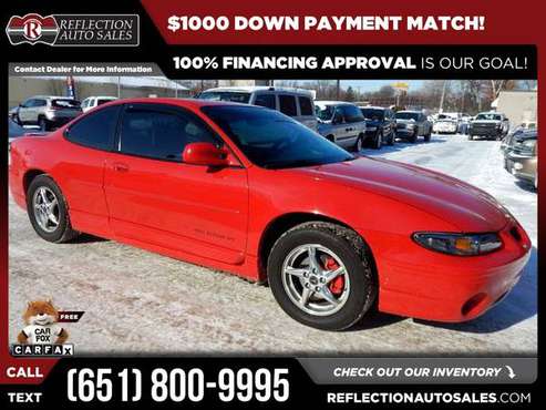 2001 Pontiac Grand Prix GT FOR ONLY 109/mo! - - by for sale in Oakdale, MN
