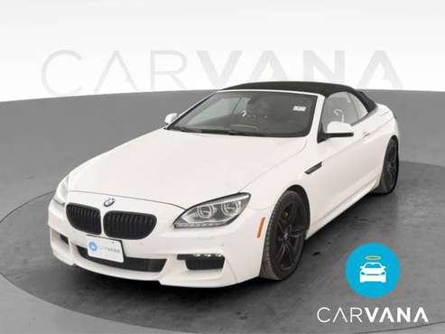 2015 BMW 6 Series 640i xDrive Convertible 2D Convertible White - -... for sale in Atlanta, CA