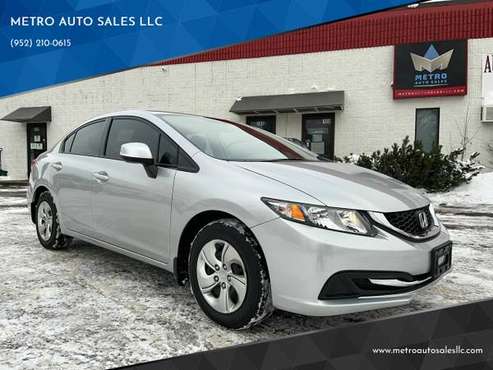 2013 Honda Civic LX 4dr Sedan 5A 21, 315 mies - - by for sale in BLAINE MN 55449, MN
