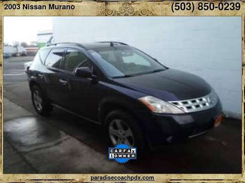 2003 Nissan Murano 4dr SL AWD V6 CVT Auto w/Options - cars & trucks... for sale in Newberg, OR