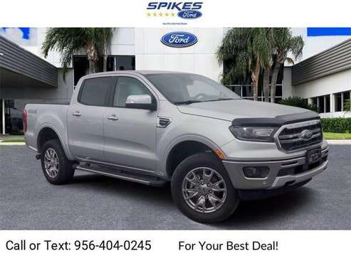 2019 Ford Ranger Lariat pickup SILVER - - by dealer for sale in Mission, TX