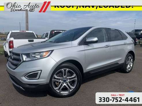 2016 Ford Edge Titanium AWD Navi Pano Roof 1-Own Cln Carfax We Finance for sale in Canton, WV