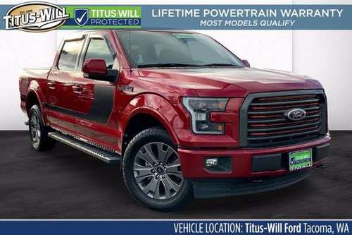 2016 Ford F-150 4x4 4WD F150 Truck Lariat Crew Cab for sale in Tacoma, WA