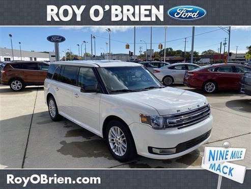 2014 Ford Flex wagon SEL - Ford White Suede - cars & trucks - by... for sale in St Clair Shrs, MI