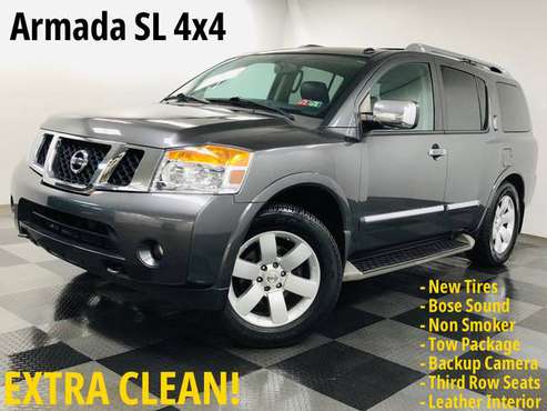 2011 Nissan Armada SL 4x4 New Tires Leather 3rd Row Tow Package -... for sale in 44039, OH