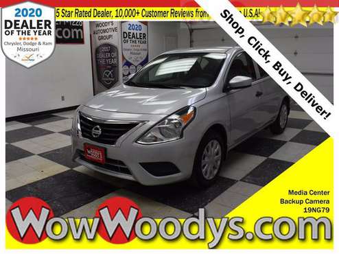 2019 Nissan Versa Sedan S Plus Silver WE FINANCE! Backup Camera -... for sale in Chillicothe, MO