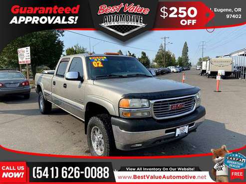 2002 GMC Sierra 2500HD SLE FOR ONLY $345/mo! - cars & trucks - by... for sale in Eugene, OR