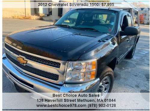 2012 Chevrolet Silverado 1500 LS 4x4 4dr Extended Cab 6.5 ft. SB -... for sale in Methuen, MA