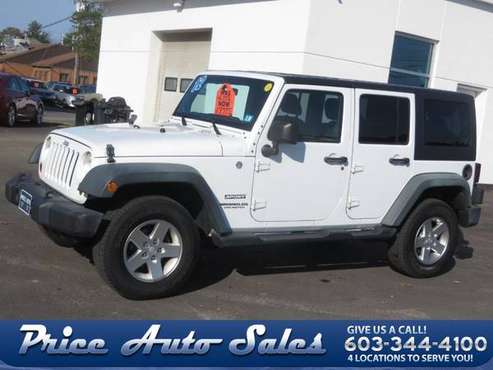 2012 Jeep Wrangler Unlimited Sport 4x4 4dr SUV Ready To Go!! - cars... for sale in Concord, MA