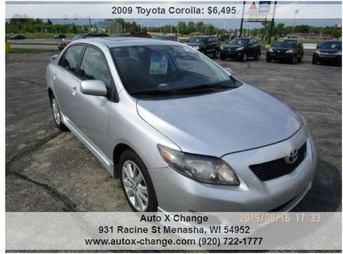 2009 Toyota Corolla S 4dr Sedan 4A 125728 Miles for sale in Neenah, WI