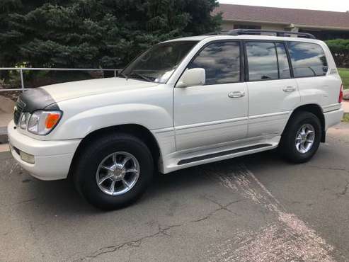 Lexus LX470 pearl white AWD 4WD 4X4 for sale in Colorado Springs, CO