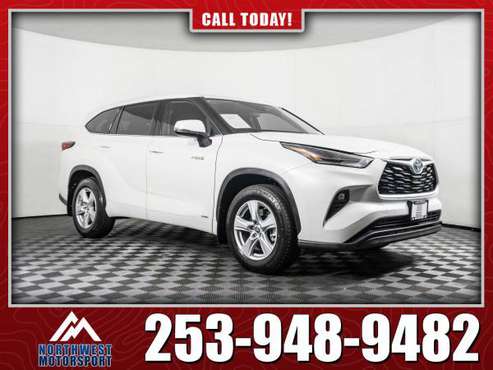 2021 Toyota Highlander Hybrid LE AWD - - by dealer for sale in PUYALLUP, WA