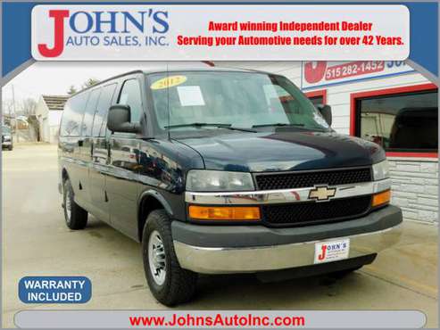 2012 Chevrolet Chevy Express Passenger LT 3500 - cars & trucks - by... for sale in Des Moines, IA
