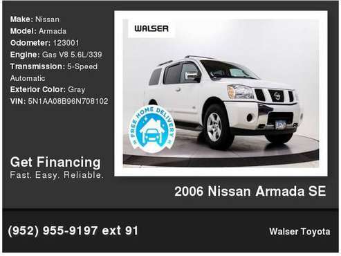 2006 Nissan Armada SE - - by dealer - vehicle for sale in Bloomington, MN