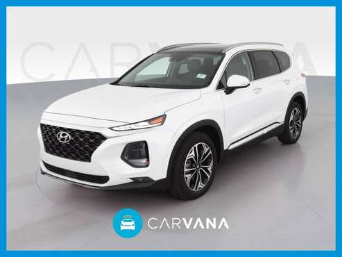 2019 Hyundai Santa Fe 2 0T Ultimate Sport Utility 4D suv White for sale in Dallas, TX