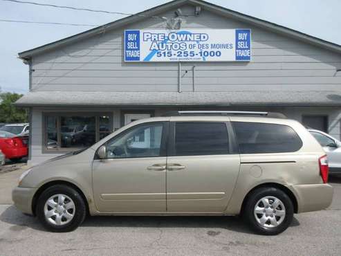 2007 Kia Sedona LX - Automatic/Third Row Seating/1 Owner - SALE!! for sale in Des Moines, IA