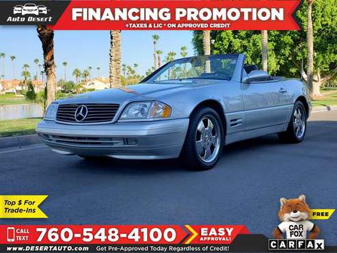 1999 Mercedes-Benz SL500 Only $175/mo! Easy Financing! - cars &... for sale in Palm Desert , CA