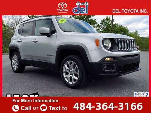 2015 Jeep Renegade Latitude hatchback Glacier Metallic - cars & for sale in Thorndale, PA