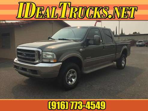 2004 Ford F350 Crew Cab 4x4 Diesel King Ranch 1 Owner Service... for sale in Roseville, CA