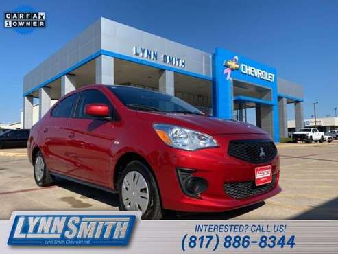 2020 Mitsubishi Mirage G4 ES - cars & trucks - by dealer - vehicle... for sale in Burleson, TX