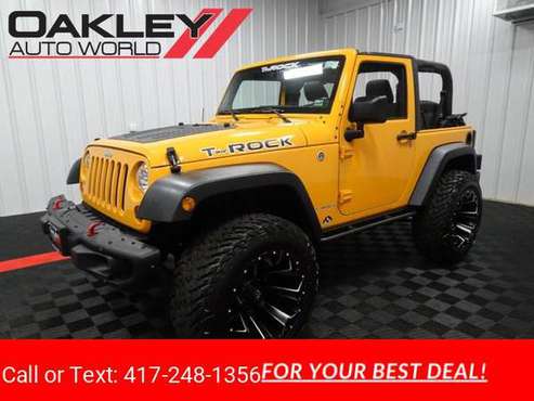 2012 Jeep Wrangler T-ROCK Sport 4X4 suv Nacho - - by for sale in Branson West, MO