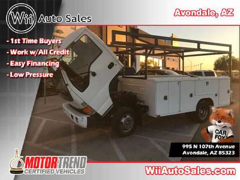 !P5900- 2004 Isuzu NPR-HD w/Workbed and Ladder Rack! 04 work truck -... for sale in Port Bolivar, AZ