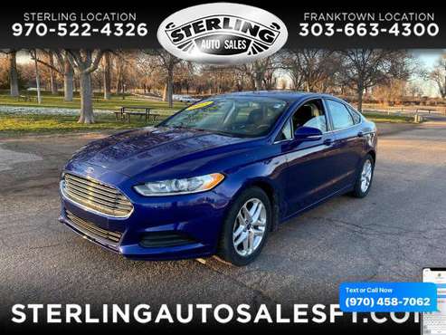 2013 Ford Fusion 4dr Sdn SE FWD - CALL/TEXT TODAY! - cars & trucks -... for sale in Sterling, CO