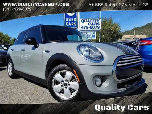2015 MINI Cooper 4DR *2-OWNR, MANUAL, HTD LEATHR, DUAL MOON RF* Wow!! for sale in Grants Pass, OR